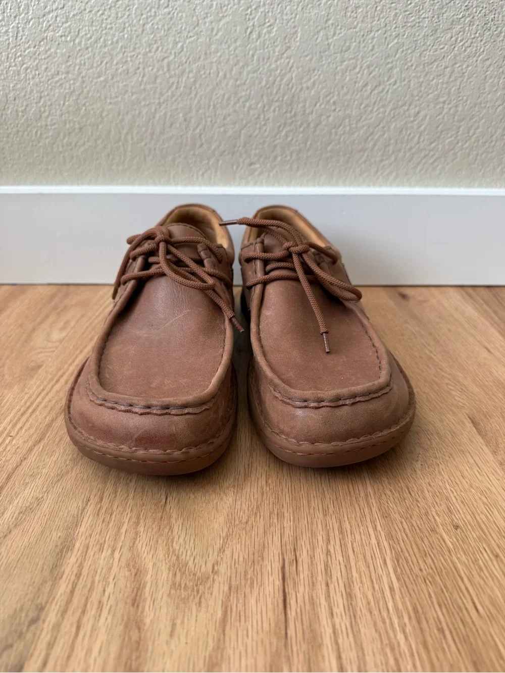 Born Samson Leather Brown Tan Oxford Men’s 11.5